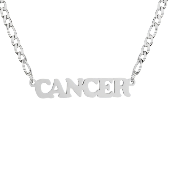 Cancer Necklace Zodiac Stainless Steel - Picture 1 of 8